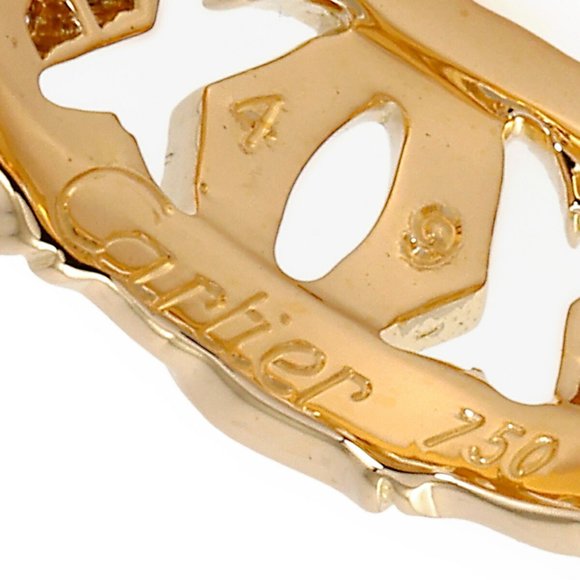Cartier Entrelacé K18YG Yellow Gold Ring - Picture 6 of 7